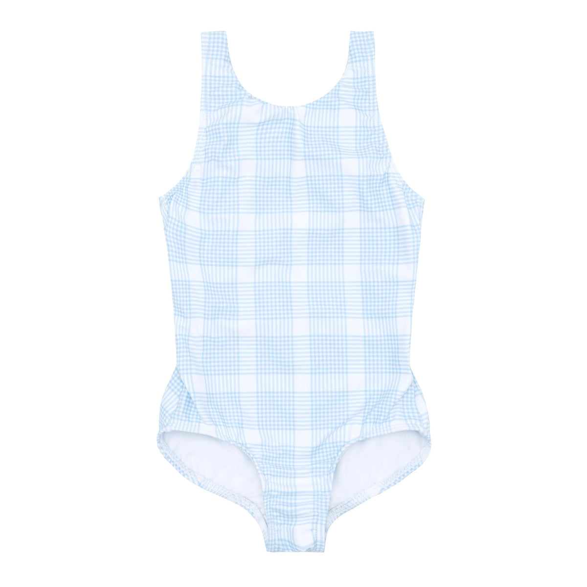 girls sunwashed plaid double bow one piece minnow Get the Look at a Lower  Price